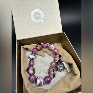 Bracelet Alexa's Angels Energy Charm vtg with Lockable Heart Trinket Box Jewelry